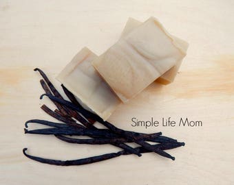 VANILLA SHAMPOO BAR - vegan, all natural, organic, handmade soap, vanilla essential oil solid shampoo bar for all hair types