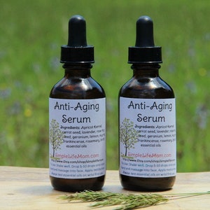 ANTI AGING SERUM - all natural Essential Oil blend to moisturizing and nourishing skin