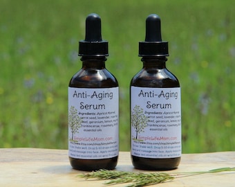 ANTI AGING SERUM - all natural Essential Oil blend to moisturizing and nourishing skin