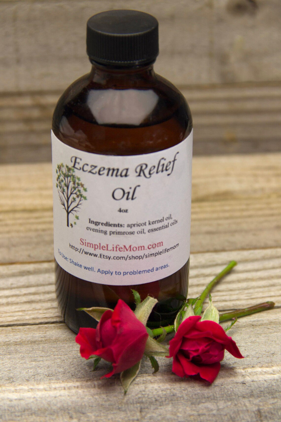 ECZEMA BODY OIL 4oz Sensitive Skin 100natural Soothes Etsy