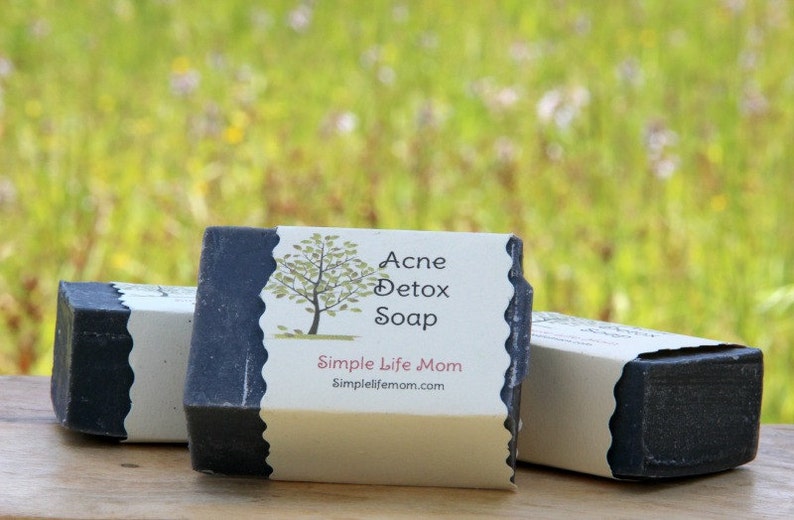 ACNE DETOX SOAP with Tea Tree and Activated Charcoal  100% image 1