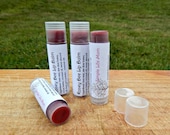 ROSEY BEE LIP Balm - all natural, tinted red lip balm with peppermint essential oil, red lip tinted moisturizer, lip stain