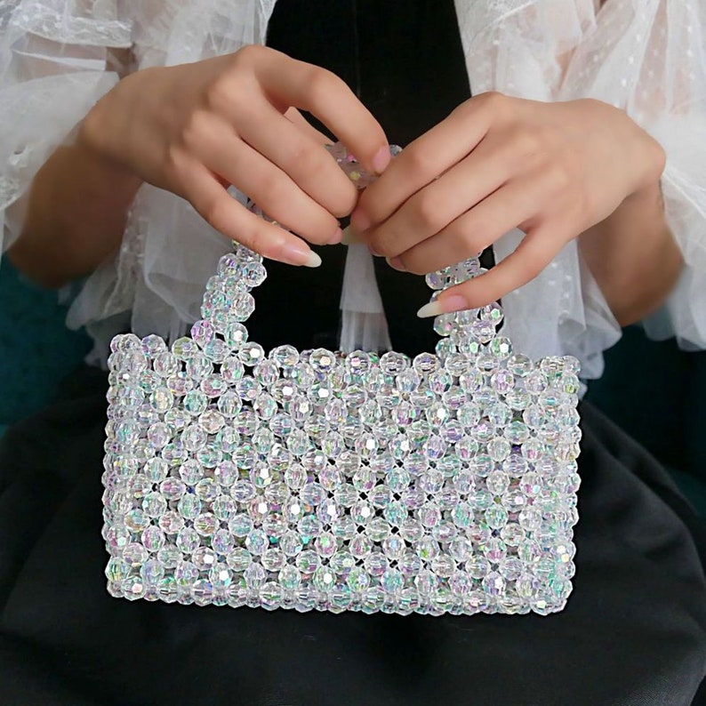 bead crystal bag