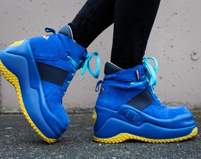 SALE 90s CLUB Kid PLATFORMS // Spice Girl Chunky Cyber Festival Monster