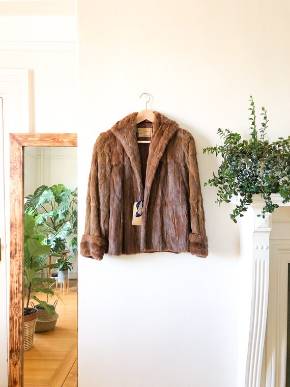 Vintage 50s Fur Coat