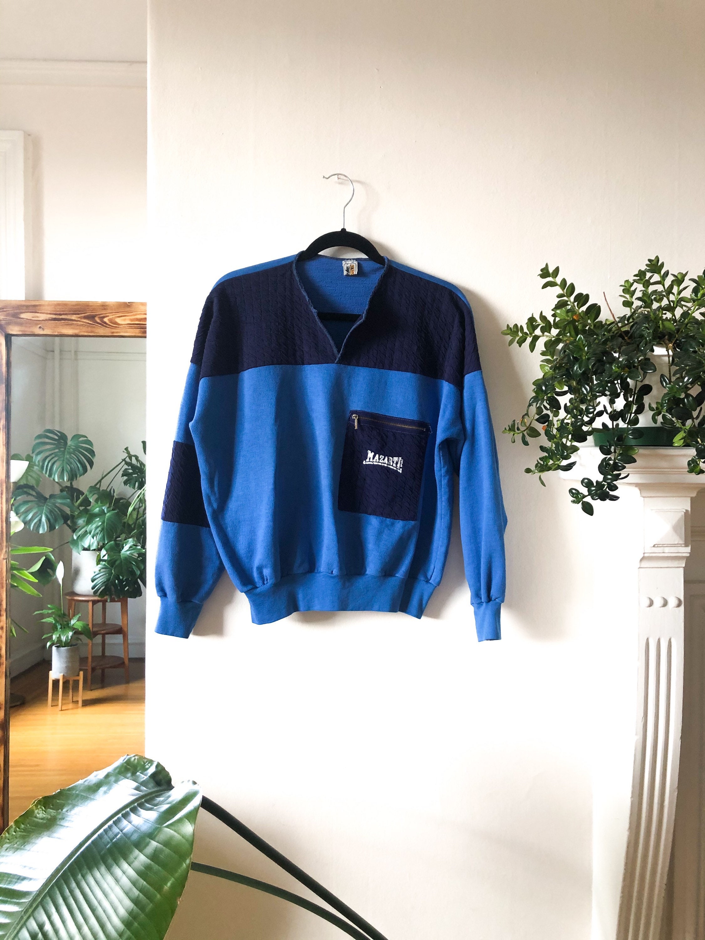 Vintage Two Tone Sweatshirt - Etsy Canada