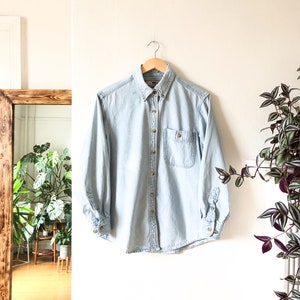 Vintage 90s Light Wash Blue Denim S