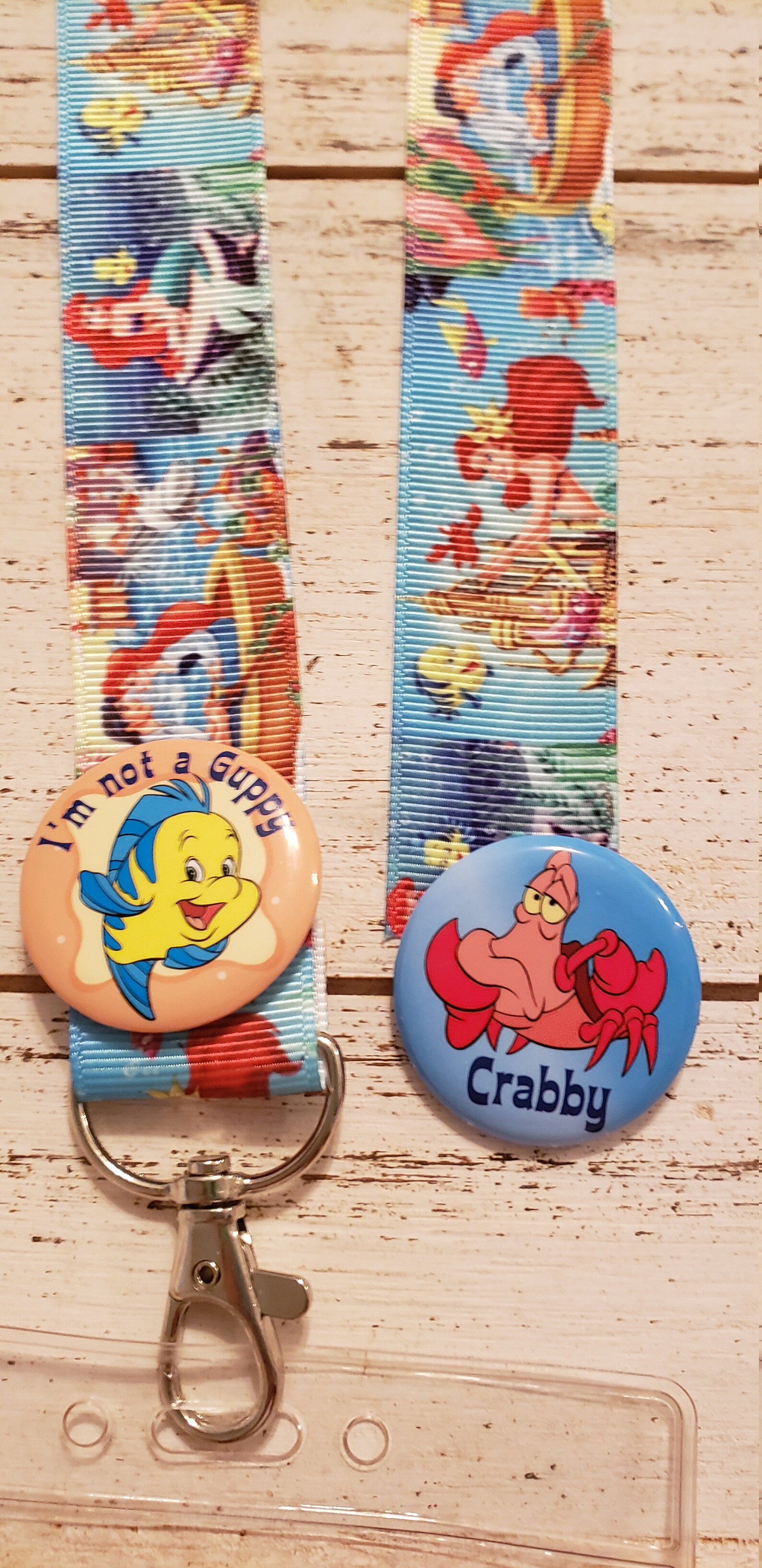 Disney's Ariel The Little Mermaid inspired lanyard Etsy