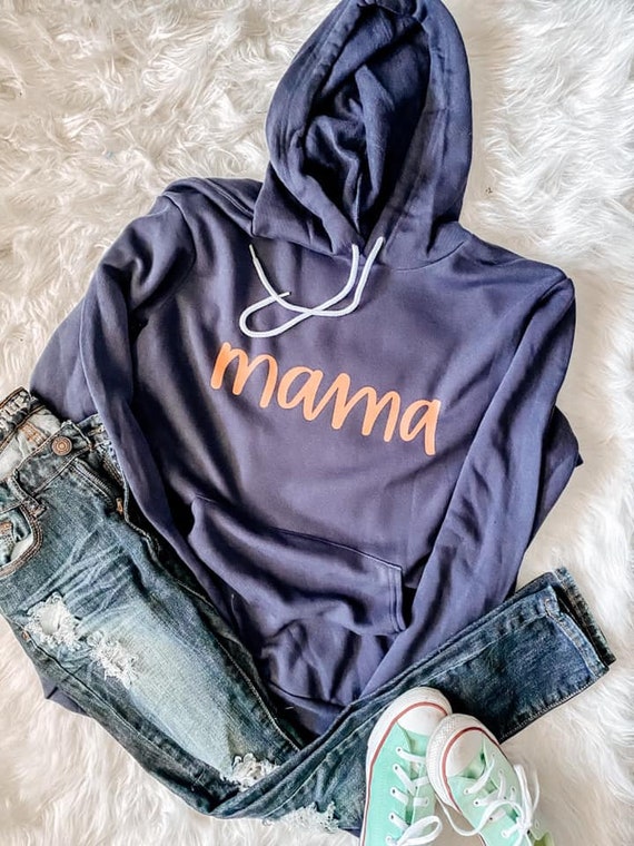 Mama Sweatshirt Mama Hoodie Graphic MOM sweater Mom | Etsy