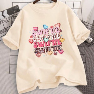Swiftie Gift For Valentines Day Shirt, Pure Cotton, Swiftie Fan Tee, Eras Tour Shirt, TS Merch Shirt, Concert Outfit/Shirt, Concert Tour Tee