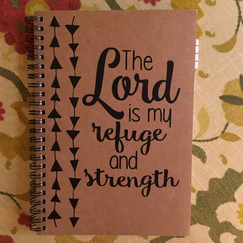 The Lord is My Refuge Digital File .Studio file, png, and pdf, NO SVG