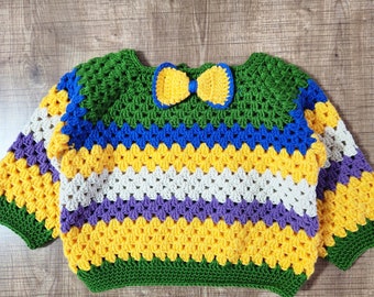 Colourful baby #boy #festival #baby #sweater#pullover for winter with #tie