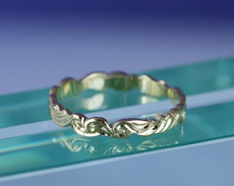 Beautiful ring engagement ring 18k gold wedding band