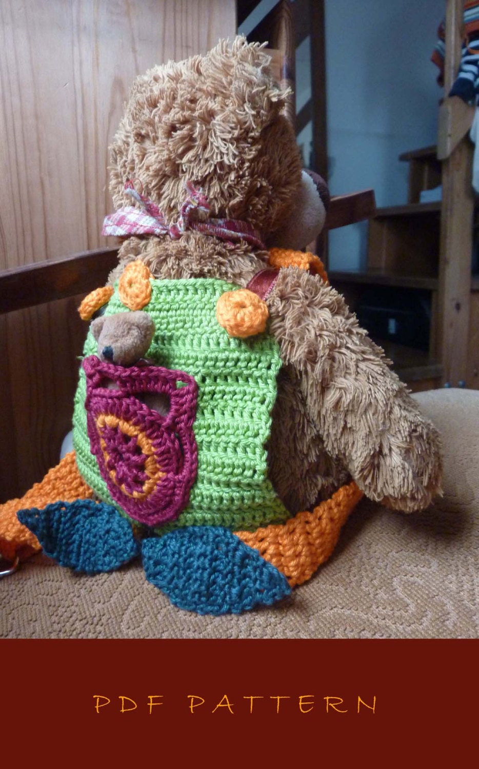 Doll Carrier Crochet Pattern, PDF, Baby Carrier for Children, 006. Etsy