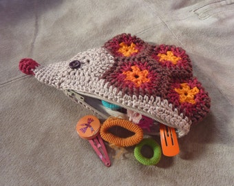 Hedgehog purse crochet pattern