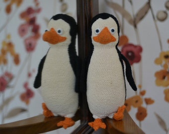 crochet penguin of Madagascar pattern