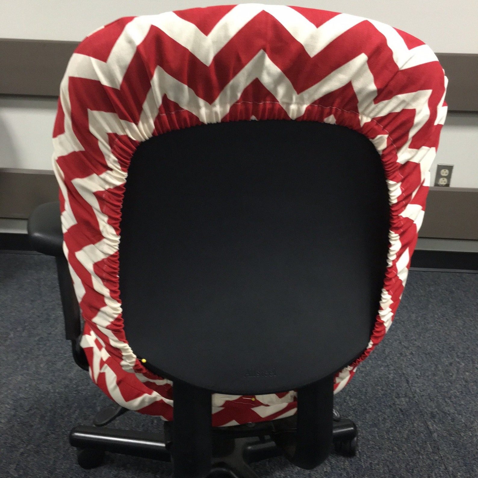 Custom Office Chair Slipcover with elasticized seat and back Etsy