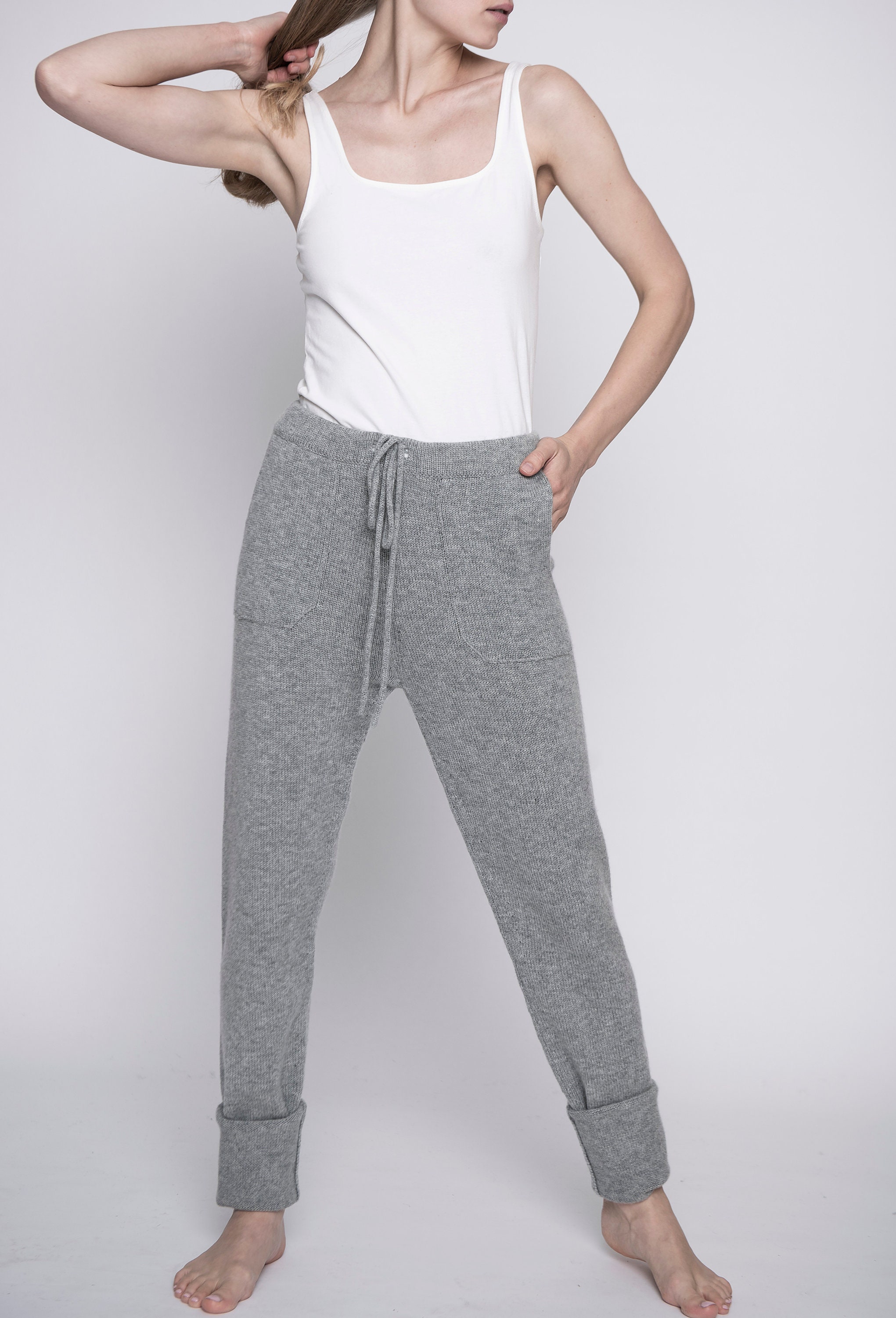 Wool Yoga Pants Cashmere Knitwear 