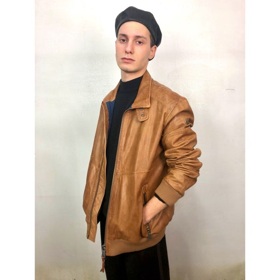 NAPAPIJRI leather bomber