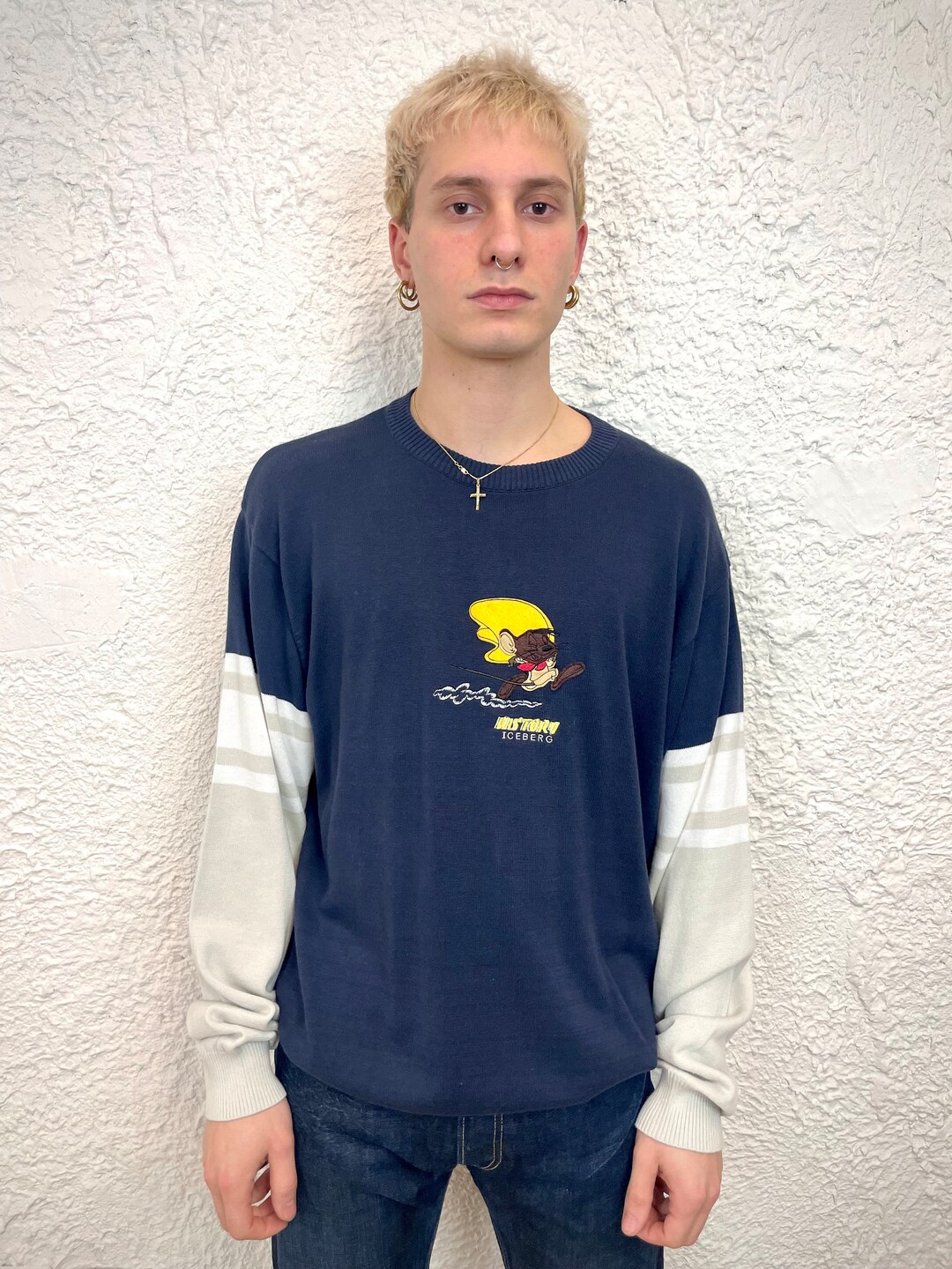 Vintage ICEBERG History With Warner Bros Jumper Etsy