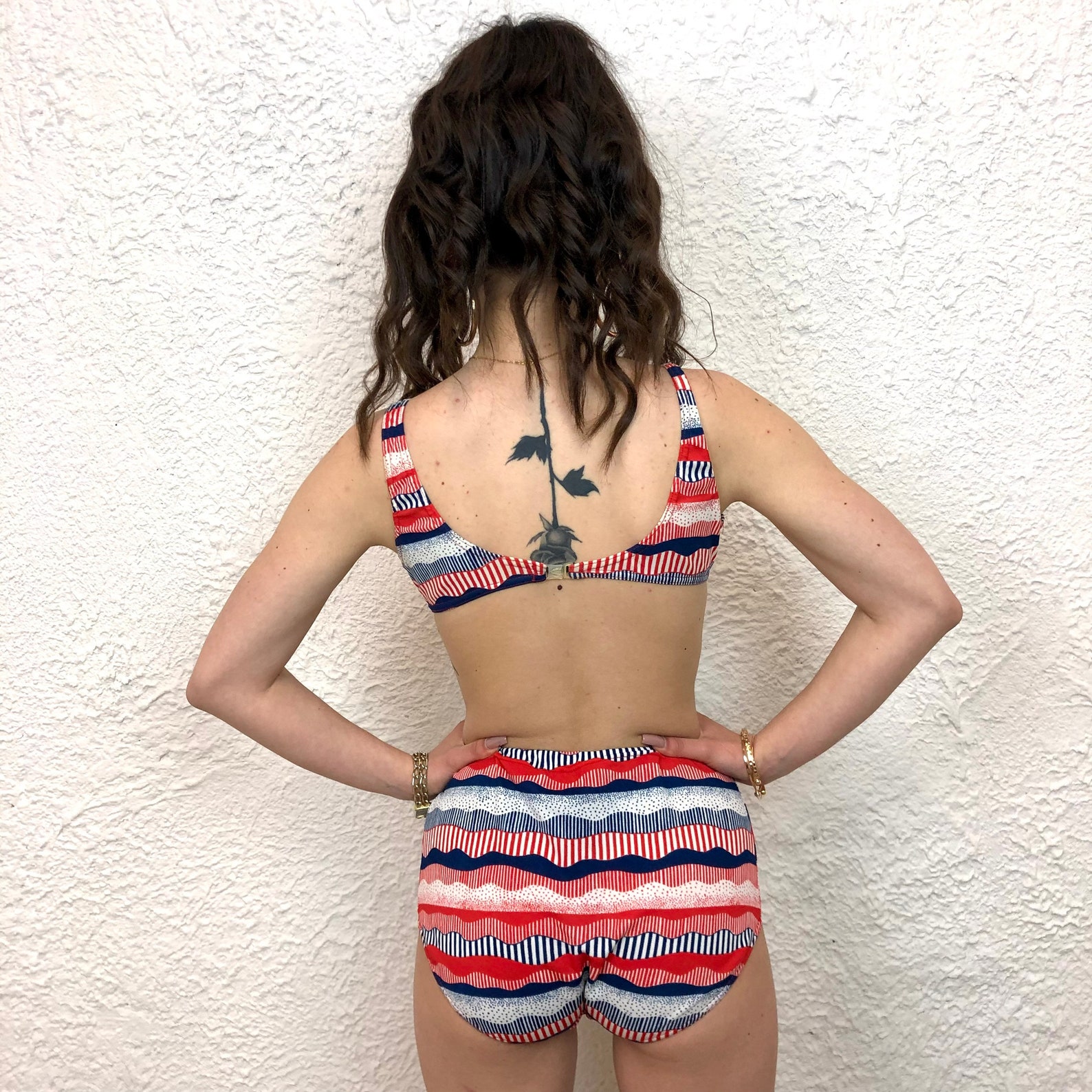 70erJahreVintageBikini mit hohem Bund Etsy.de