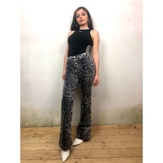 MOSCHINO JEANS Leopard print jeans