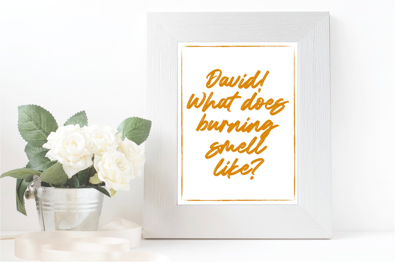 What Does Burning Smell Like Printable Quote Typography Etsy