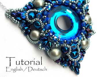 Beading Pattern - Beading Tutorial pendant "Rising Star"