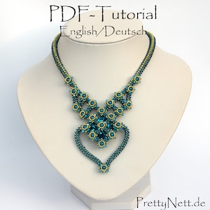 Beading Pattern - Beading Tutorial for necklace &quot;Lady Malvasia&quot;