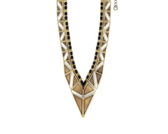 Gold Statement Necklace - Large Gold Necklace