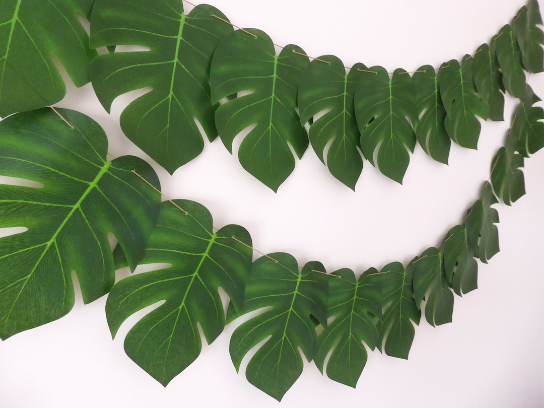 Palm Leaf Garland, Tropical, Jungle, Greenery Birthday, Baby Shower