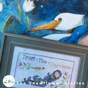 Trust The Universe - PDF, spirituelles, motivierendes Muster, magisch, Sterne, sofort verfügbar