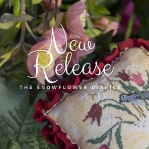PDF &#39;Spring is Here&#39; Cross Stitch Pattern by The Snowflower Diaries Primitive