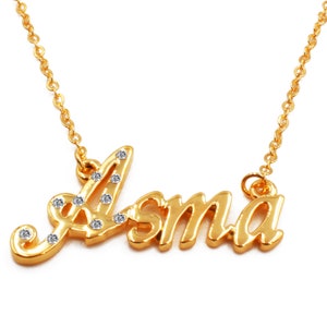 Asma sale name necklace