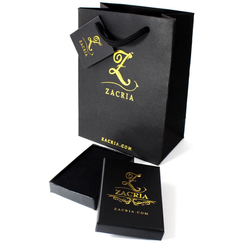 10 Figaro Chain Including Free Gift Box /& Gift Bag 18K White Gold Plated Bracelet With Name ZAINAB