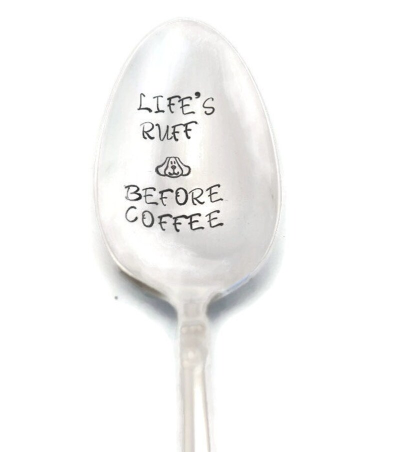Stamped spoons-funny sayings-coffee poons-tea spoons-vintage flatware