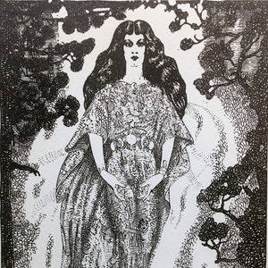 Mahlon Blaine Dark Women 1935 Print the Immortal Presence - Etsy
