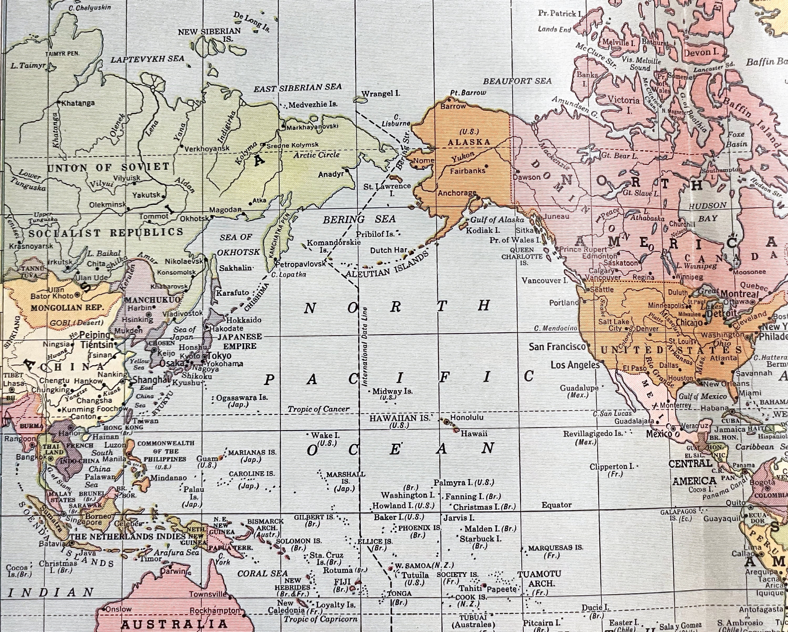HAMMOND World Atras アンティーク世界地図帳 1967 Hammond World Collectors Edition Wall Map: Includes Flags of
