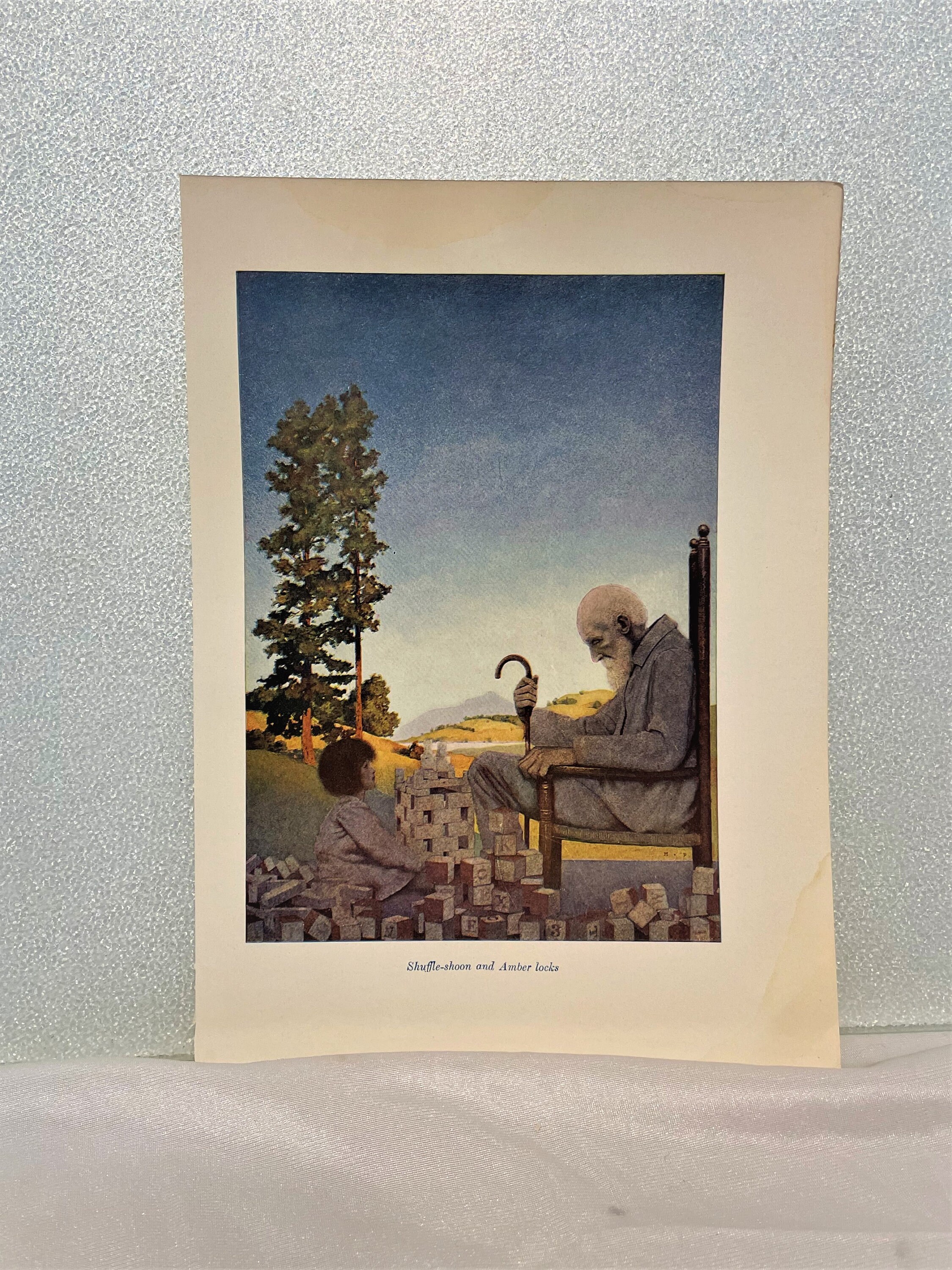 Maxfield Parrish 1904 Art Print Shuffle-shoon and Amber Maxfield Parrish 1904 Art Print Shuffle-shoon and Amber