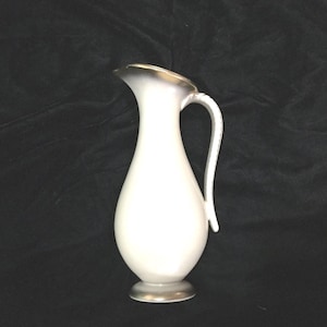 Pottery Ewer Handled Pitcher Frankoma ? Marked 1138