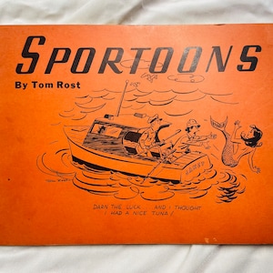 Sportoons una raccolta di cartoni animati originali 1952 Libro umoristico