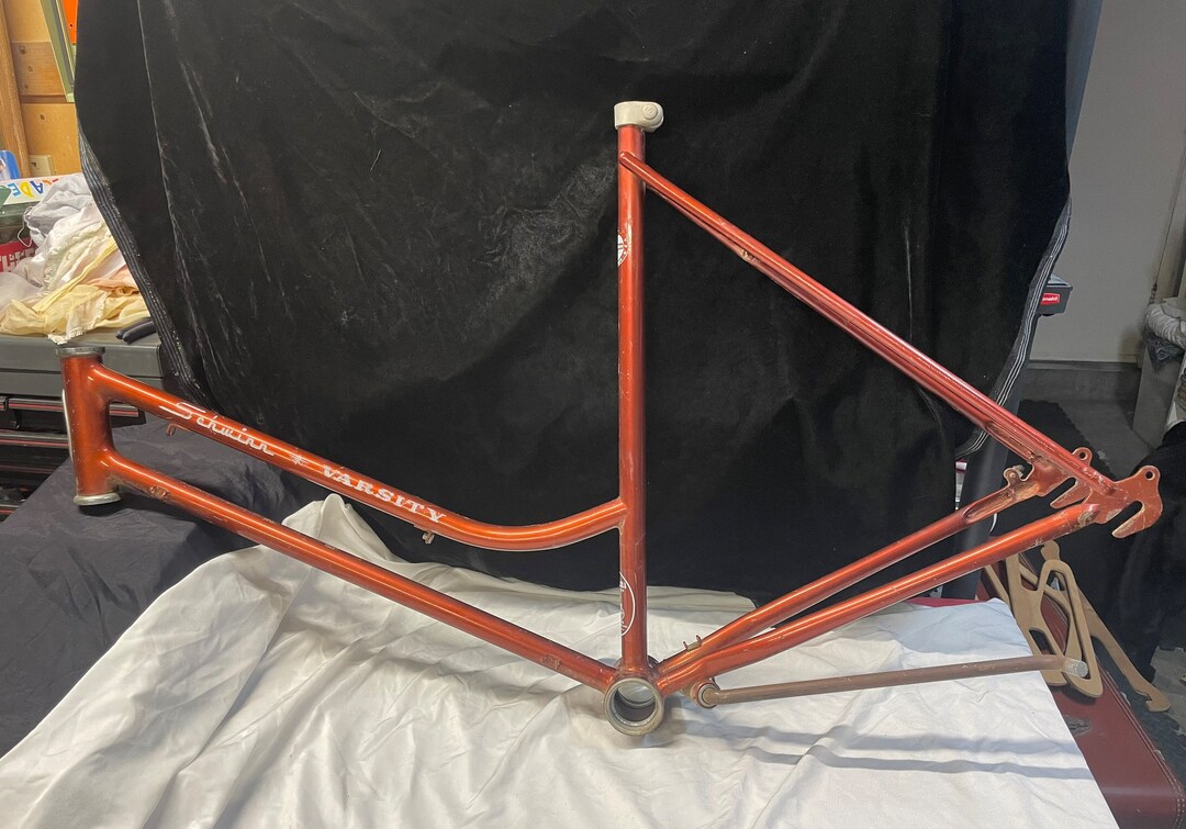 Schwinn Varsity Bike Bicycle Frame Vintage Frame 1975 Art Retro Wall
