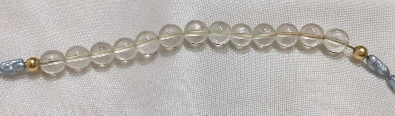 Blue Seed pearl /& Crystal 36 necklace Strand Great Colors FREE SHIPPING USA