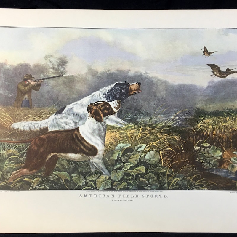 Vintage Hunting Prints - Etsy