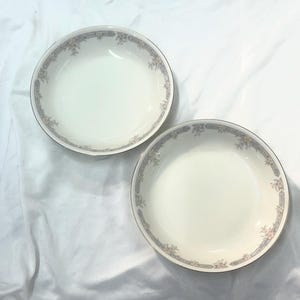 Sango Regency Collection Japan MONROE Set 2 Suppenschüsseln Fine Ivory China