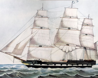 Vintage Takehiko Seki .999 Sterling Silver Clipper Ship Art in