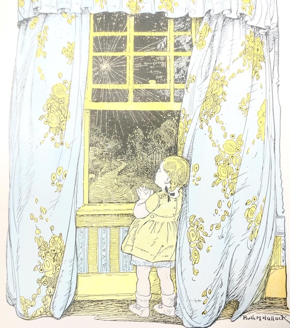 星に願いを ルース・メアリー・ハロック 1927年 保育園の挿絵 1927年