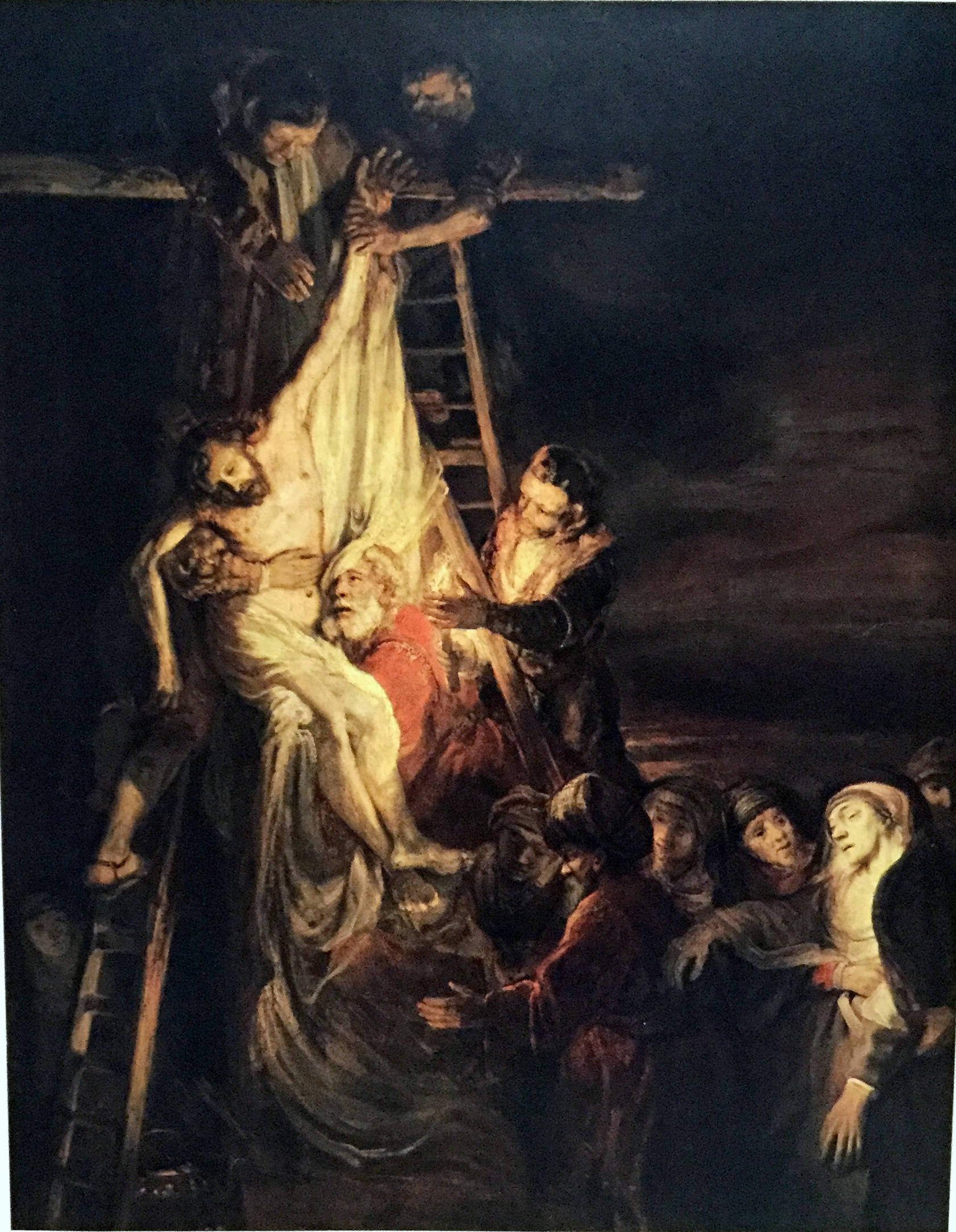 Rembrandt's Descent From the Cross: Vintage 1957 Photogravure Art