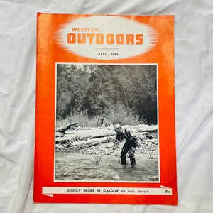 Western Outdoors Magazine April 1948 Vol V Num 4 Oregon hunting & Fishing