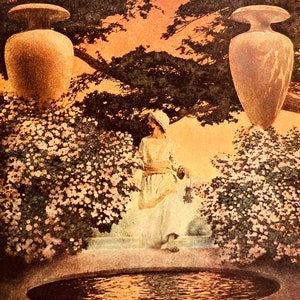 Maxfield Parrish Prince Agib Mansion in Paradise 1909 Antique Art ...